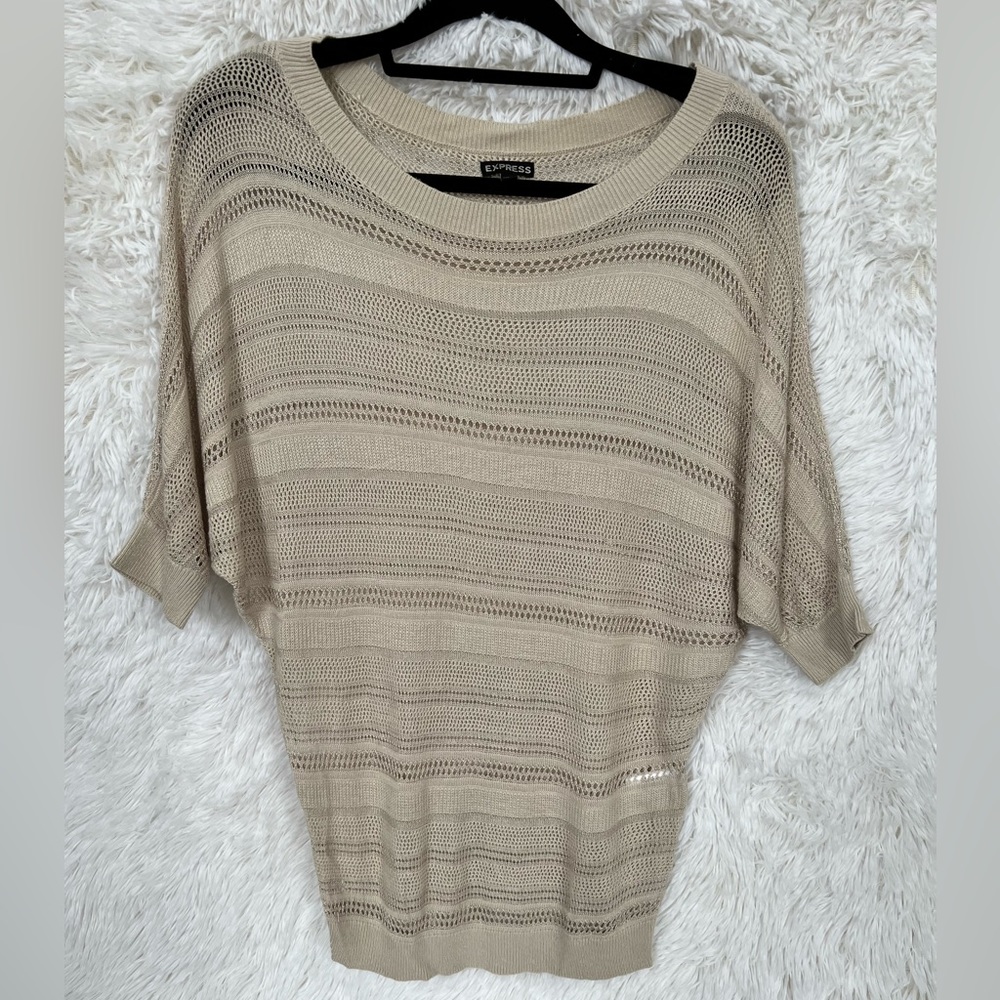 Express light brown shirt